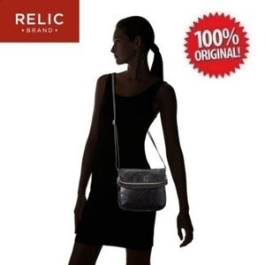 RELIC Cora East West Flap Crossbody Bag - Black
